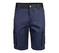 VELILLA Unisex Multipockets; Black; - Bicolor Bermuda Navy Blue and Size 48, Navy Blue and Black, 20 UK