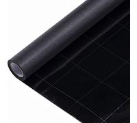 VELIMAX Static Cling Total Blackout Window Film Privacy Room Darkening Window Tint Black Window Cover 100% Light Blocking No Glue (35.4 x 118 inches)