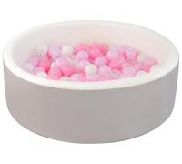 Velinda Ball pit with 200 balls, soft play ball pit, eco leather cover