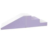 Velinda Large Building Blocks Foam Building Blocks Soft Stones Crawling Landscape Climbing Set (Colour: White, Purple)