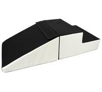 Velinda Mini Slide Set Large Building Blocks Foam Building Blocks Soft Stones Crawling Landscape (Colour: Black - White)