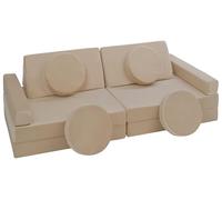 Velinda Modular kids sofa, children convertible sofa, sofa bed, toddler, sofa playset (colour: cappuccino)