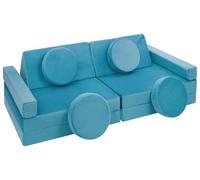Velinda Modular kids sofa, children convertible sofa, sofa bed, toddler, sofa playset (colour: turquoise)