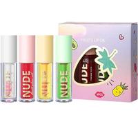 Veliria Pheromone Lip Gloss, Pheromone-Infused Arousal Gloss, Bossup Color Changing Lip Oil, Magic Color Changing Lipstick, Long Lasting Nutritious Moisturizer Lip Balm Lips (mix4PC)