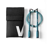 Velites Cyclone Jump Rope Ultralight Skipping Rope | Premium Design for Double Unders and CROSSOVERS | Detachable Handle and 360º System (Blue)