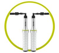 Velites Earth 2.0 Aircraft Aluminium Skipping Rope | Advanced System with Ball Bearings and 4 mm Rope | Individually Adjustable with Weights | Includes Training App