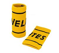 Velites I Flexible Fabric Wrist Band I Provides Support and Security for Your Workouts I Better Grip on Bar I Protect Sensitive Skin and get I One Size fits all (Mustard)
