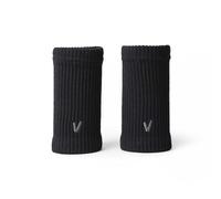 Velites Merino Wool Wrist Wraps - Natural Softness, Absorbency & Comfort - Heat Regulating and Durable for High Intensity Training - One Size - Black