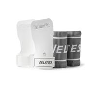 Velites Professional Hand Grips for CrossFit and Gymnastics, Size M, White