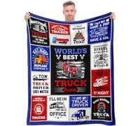 Velivn Truck Driver Gifts for Men, for Truck Drivers, Best Truck Driver Gifts for Fathers Day Christmas, Truck Driver Appreciation Gifts, Trucker Gifts for Men Dad hrow Blanket 60"x80"