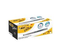 Bic 1199174109 Velleda 1741 Whiteboard Markers, Black, 12 Box