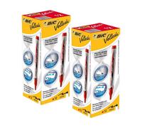 Velleda Liquid Ink Dry Wipe Pocket Markers Red - 2 Packs Bic Multi One Size