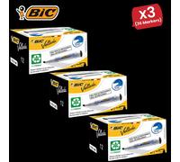 VELLEDA MARKER 1751 BLACK - PACK OF 12 - 3 Packs Bic Multi One Size