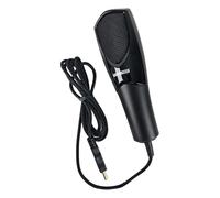 Velleman HQMC10002 Black Studio Microphone with Wire - Microphones (Studio Microphone, -38 DB, 100-20000 Hz, Omnidirectional, 2200 Ohm, with Wire)