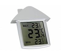 Velleman TA25 Transparent Window Thermometer with Min/Max, Multi-Colour