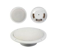 Velleman VDSWPS5N Dual Water-Resistant Cone Speaker Set with Grids, 80 W, Multi-Colour, 5-Inch