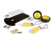 Velleman VMA500 2 Wheel Drive Motor Chassis Robotics Kit, Multi-Colour