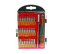 Velleman VTSCRSET10 32 Piece Precision Screwdriver Set, 240 V, Multicolored
