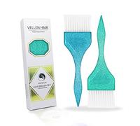 Vellen Hair Glam Big Brush Set, Glitter Brush Set with for smooth Application, Perfect for Hair coloring and Balayage, Reusable and Washable - Blue/Mint