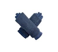 Vellin Women's 2-in-1 Cosy Knit Overlay Gloves in Navy