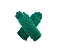 Vellin Women's 2-in-1 Cosy Knit Overlay Gloves in Teal
