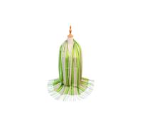 Vellin Women's Abstract Stripe Lightweight Summer Scarf in Green
