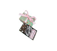 Vellin Women's Bamboo Fiber Socks Set - Leopard, Zebra & Pattern Prints (3 Pairs)