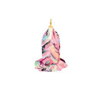 Vellin Women's Colourful Feather Print Lightweight Scarf in Fuchsia