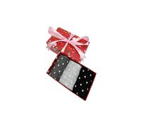 Vellin Women's Dotted Print Bamboo Fiber Socks (3-Pack Gift Box)