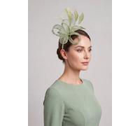 Vellin Women's Feather Loop Sinamay Fascinator Headband in Green Vellin Green One Size