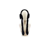 Vellin Women's Fluffy Dangling Earmuffs with Flappy Ears in Black