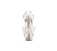 Vellin Women's Fluffy Dangling Earmuffs with Flappy Ears in White