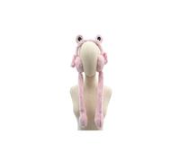 Vellin Women's Froggy Eyes Earmuffs with Flappy Ears in Pink