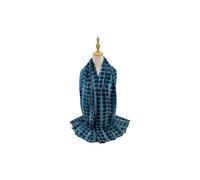 Vellin Women's Lightweight Geometric Dot Print Scarf in Blue