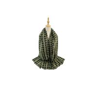 Vellin Women's Lightweight Geometric Dot Print Scarf in Green