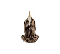 Vellin Women's Lightweight Geometric Dot Print Scarf in Khaki