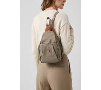 Vellin Women's Lightweight Nylon Mini Backpack with Multiple Pockets in Grey