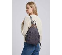 Vellin Women's Lightweight Nylon Mini Backpack with Multiple Pockets in Purple