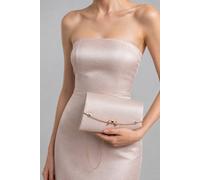 Vellin Women's Luxury Chic Bow Front Evening Bag for Weddings & Proms in Baby Pink