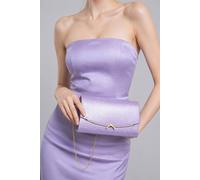 Vellin Women's Luxury Chic Bow Front Evening Bag for Weddings & Proms in Lilac