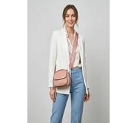Vellin Women's Mini Crossbody Bag with Textured Finish & Adjustable Strap in Pink Vellin Pink One Size