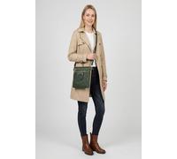 Vellin Women's Multi Pocket Lightweight Crossbody Bag with Adjustable Strap in Dark Green