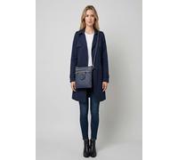 Vellin Women's Multi Pocket Lightweight Crossbody Bag with Adjustable Strap in Navy