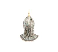 Vellin Women's Paisley Pattern Reversible Scarf - Soft Touch, Fringed Edges in Grey