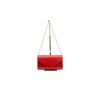 Vellin Women's Patent Envelope Clutch Bag with Gold /Sliver Chain Strap in Red Vellin Red One Size