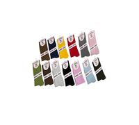 Vellin Women's Plain Bamboo Socks - Solid Colours in Bright Pink