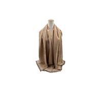 Vellin Women's Reversible Tree-Pattern Jacquard Scarf with Soft Drape in Khaki
