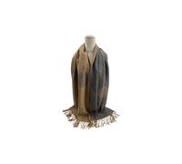 Vellin Women's Reversible Tree Patterned Scarf with Fringe in Khaki Vellin Khaki One Size