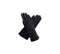 Vellin Women's Rhinestone-Detail Soft Touch Touchscreen Glove in Black Vellin Black One Size