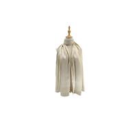 Vellin Women's Soft Plain Coloured Silky Mix Scarf in Khaki